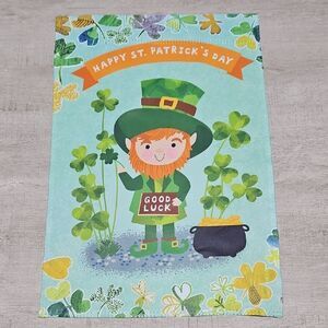 St. Patrick's Day Good Luck Cloth Garden Flag